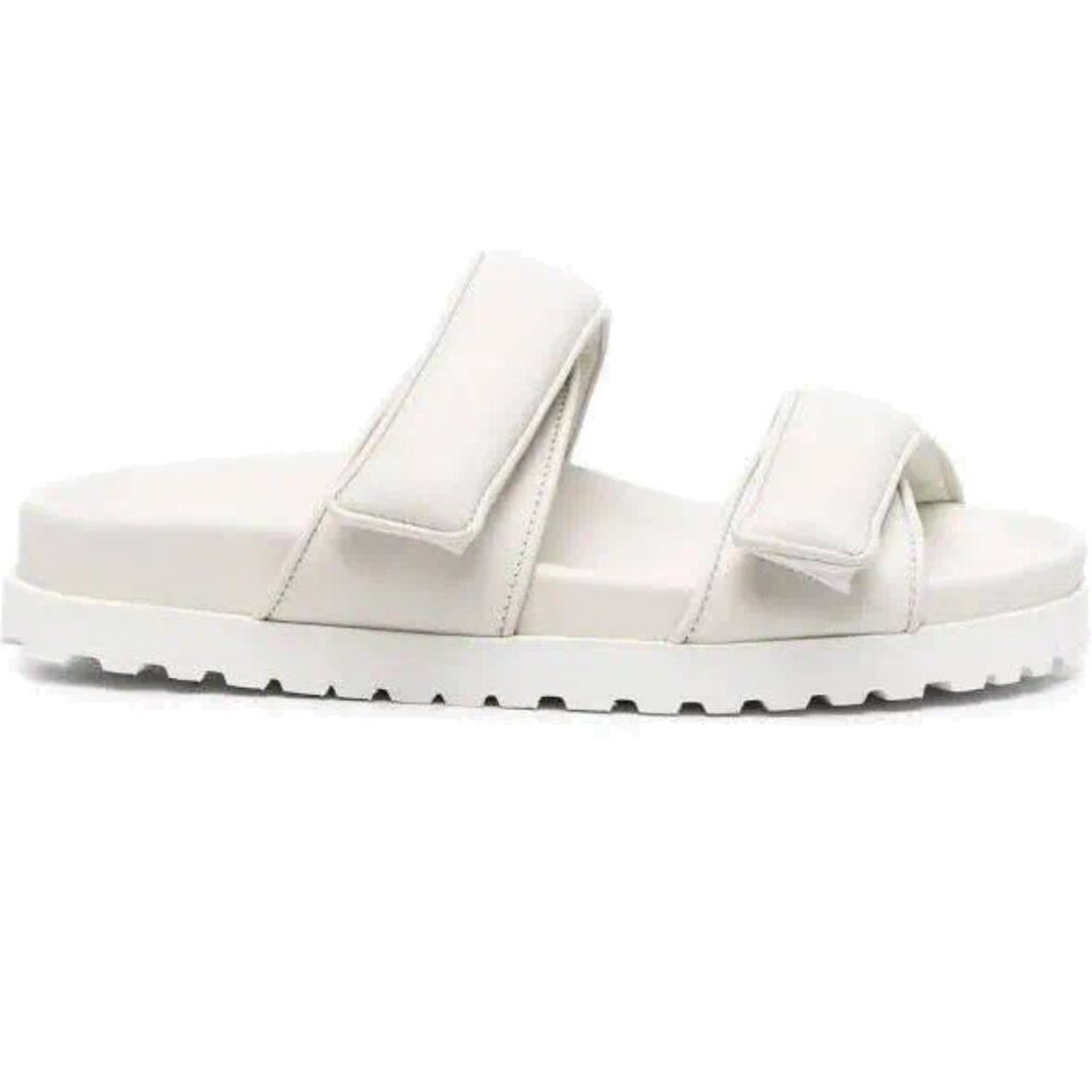 Gia Borghini Gia x Pernille Perni 11 Double Strap Leather Slides